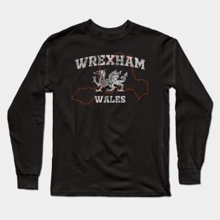 Wrexham Maps Long Sleeve T-Shirt